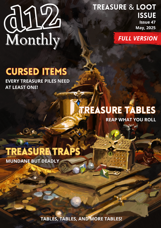 d12 Monthly Zine - Issue 47 (Treasure & Loot) - PDF