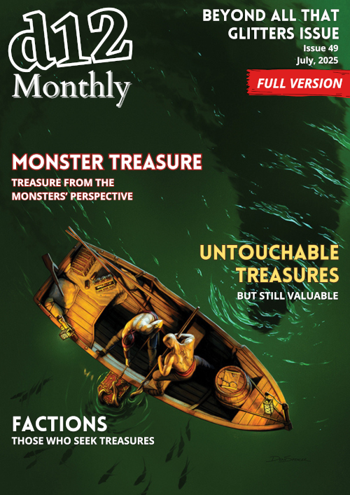 PRE-ORDER for d12 Monthly Zine - Issue 49 (Beyond All That Glitters) - Physical + PDF
