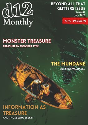 d12 Monthly Zine - Issue 49 (Beyond All That Glitters) PDF only