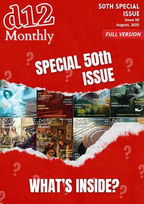PRE-ORDER for d12 Monthly Zine - Issue 50 (50th Issue) - Physical + PDF