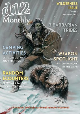 d12 Monthly Zine - Issue 7 (Wilderness) - Physical + PDF