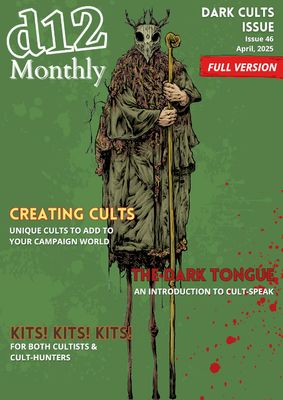 d12 Monthly Zine - Issue 46 (Dark Cults) - Physical + PDF