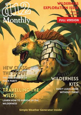 d12 Monthly Zine - Issue 38 (Wilderness Exploration) PDF Only