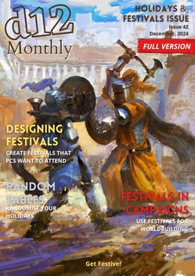 d12 Monthly Zine - Issue 42 (Holidays & Festivals) - PDF Only