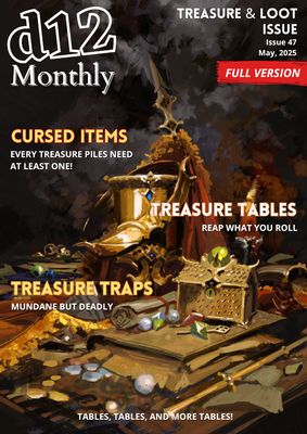 d12 Monthly Zine - Issue 47 (Treasure & Loot) - Physical + PDF