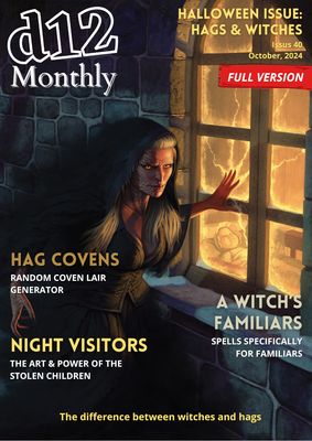 d12 Monthly Zine - Issue 40 (Halloween 2024) - Physical + PDF
