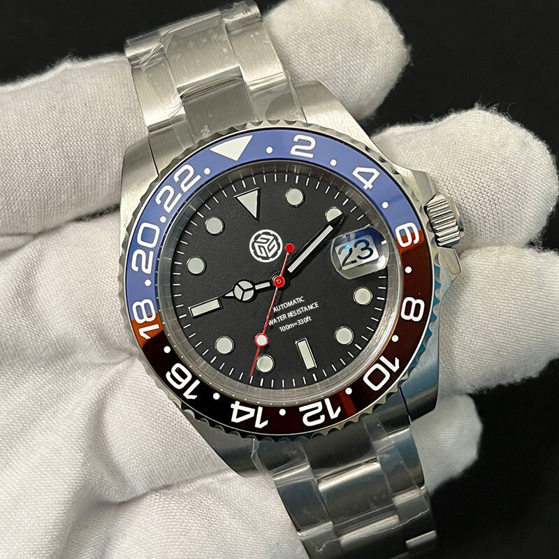 Red Blue NH35 Watch