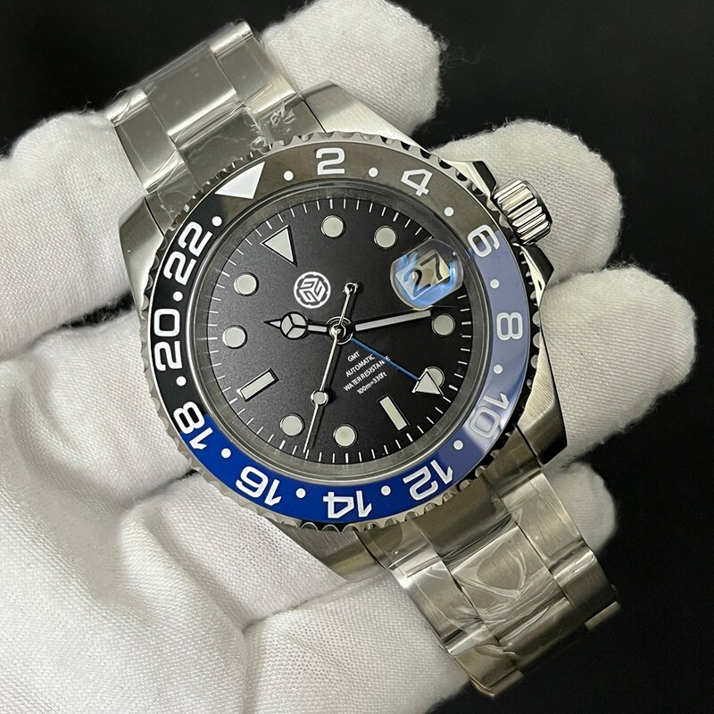 Black Blue NH34 Watch
