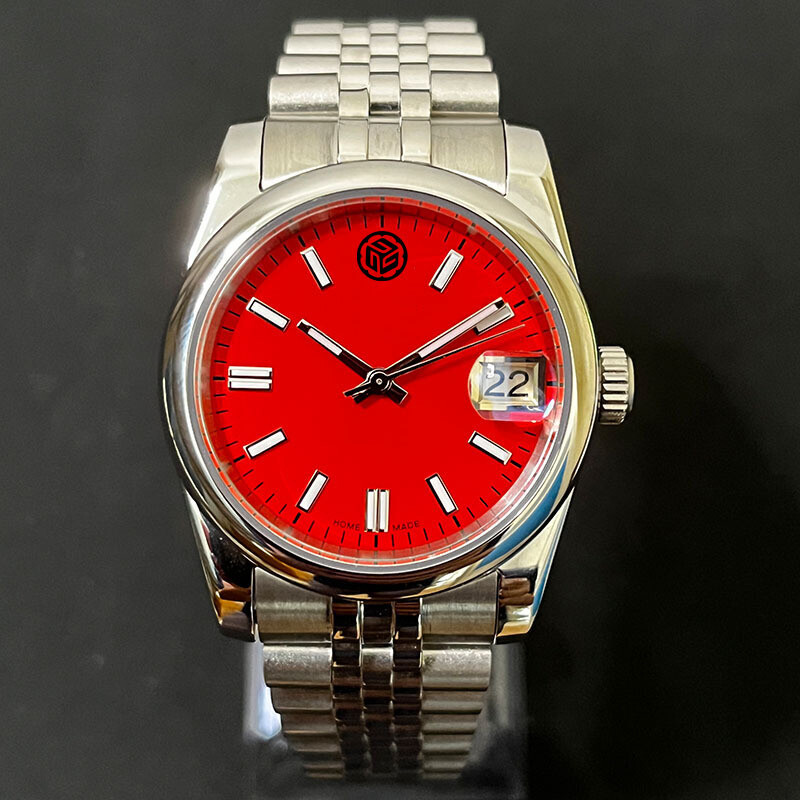 Red Color NH35 Watch