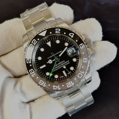 Black Grey GMT With NH34 Movement