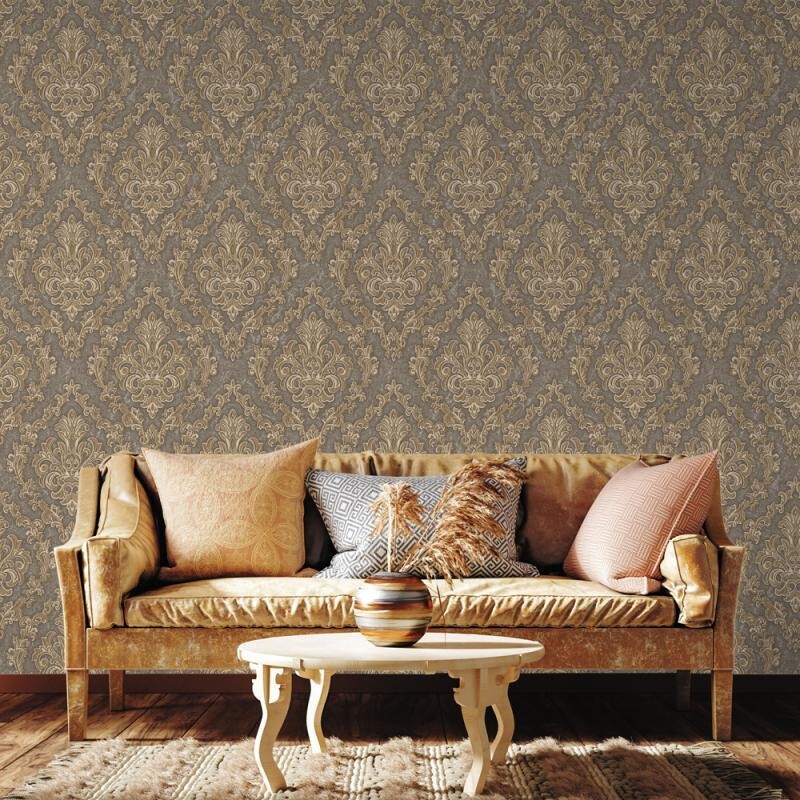 Rich Damask Design Wallpaper