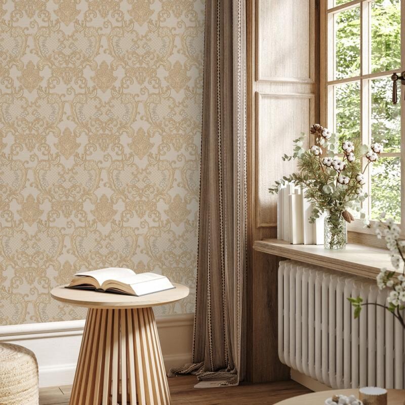 Damask Design Wallpaper