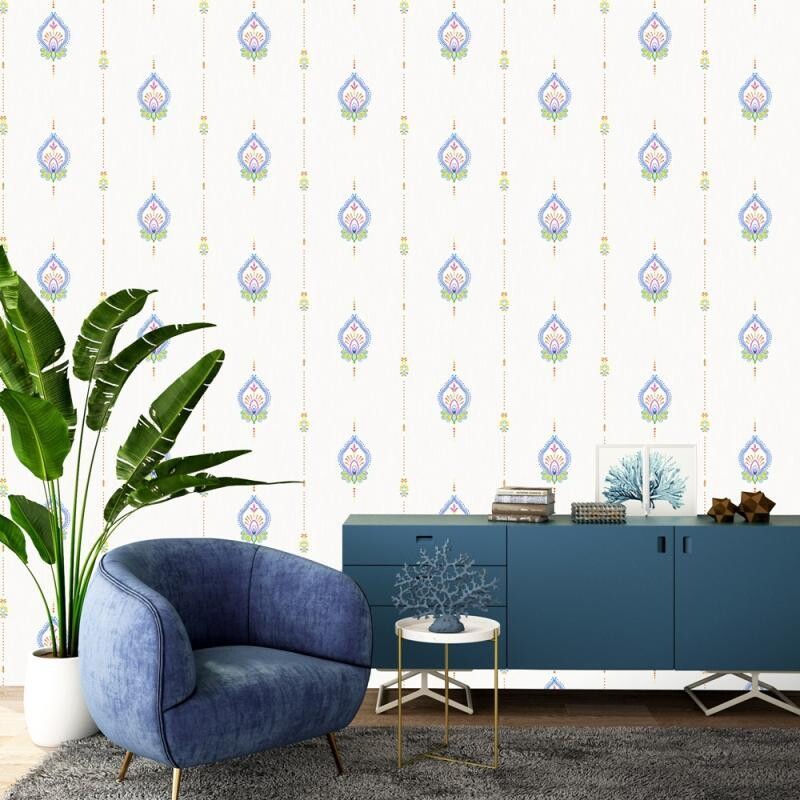 Modern Multicolored Wallpaper