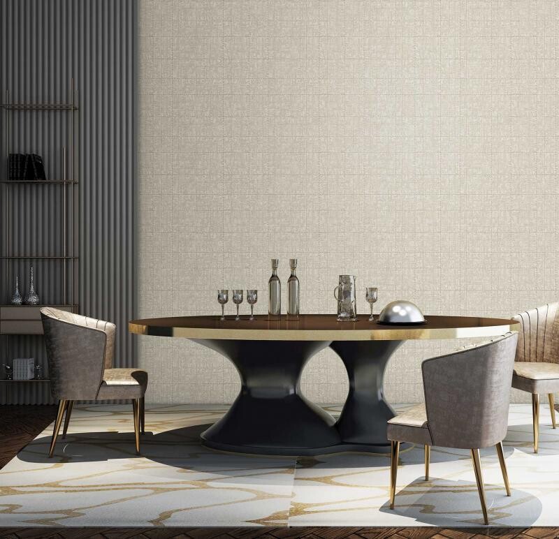 Modern Square Patterned Wallpaper