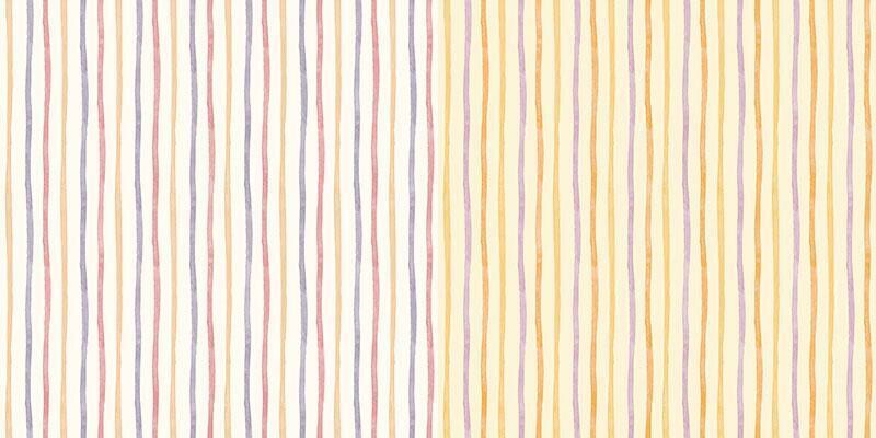 Light colored striped wallpaper for kids room