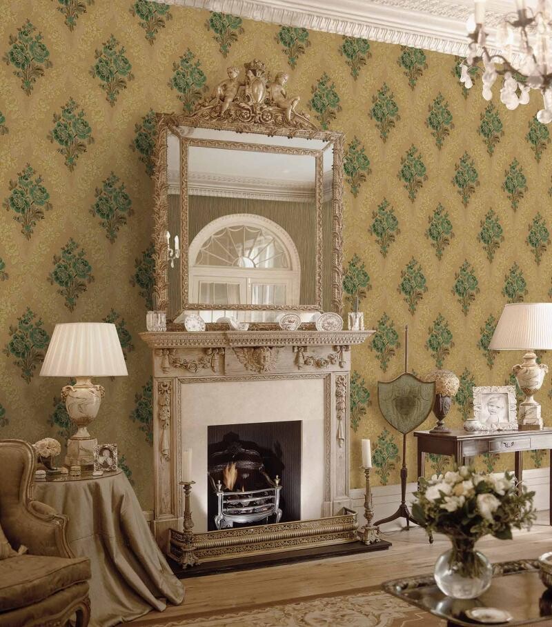 Classic Floral Damask ornament wallpaper