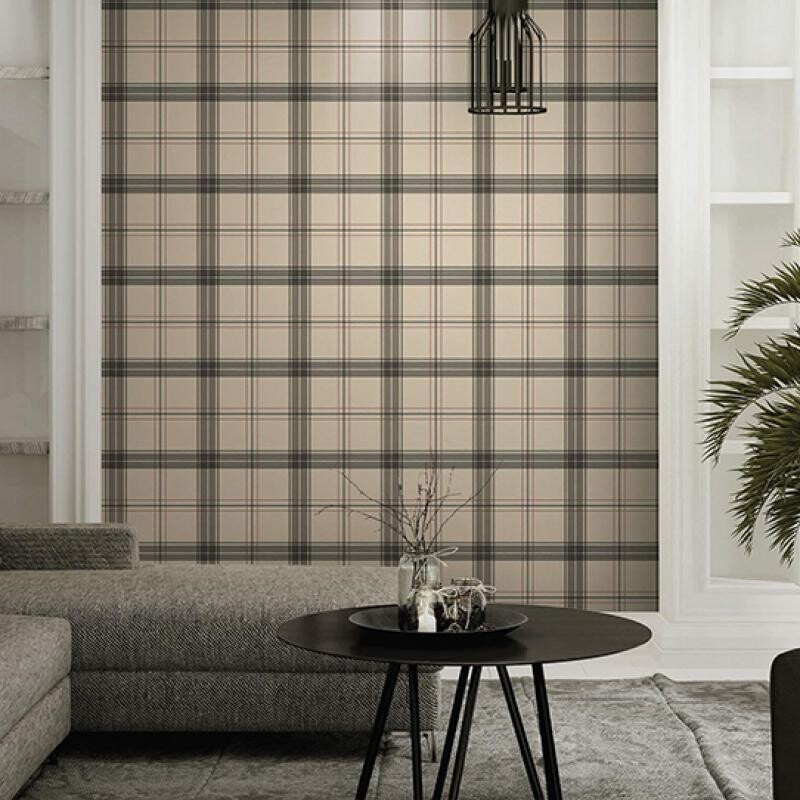 Burberry textile inspiration checkered pattern wallpaper