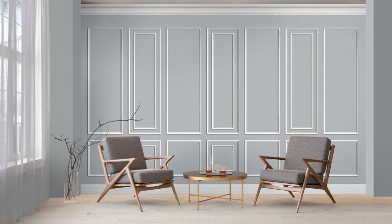 MOULDING MURAL WALLPAPER