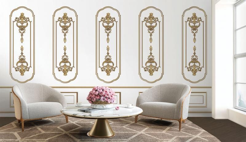 MOULDING MURAL WALLPAPER