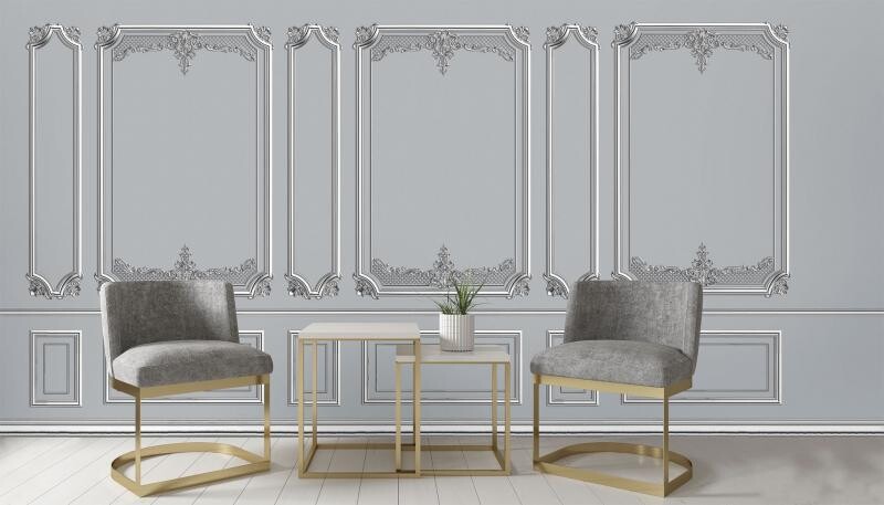 MOULDING MURAL WALLPAPER