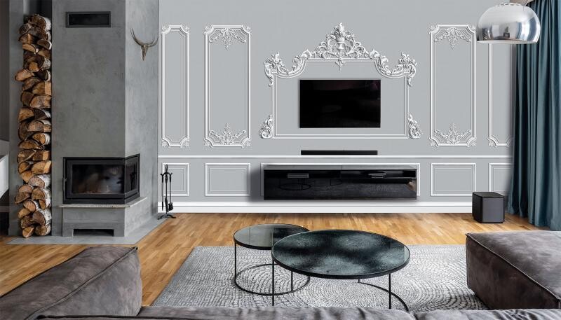 MOULDING MURAL WALLPAPER