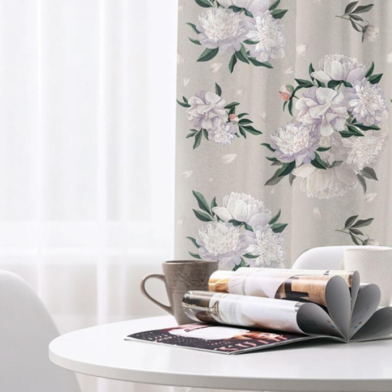 LIGHT FLOWER CURTAIN READY TO USE