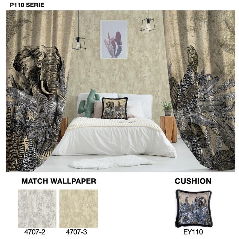 ELEPHANT CURTAIN READY TO USE