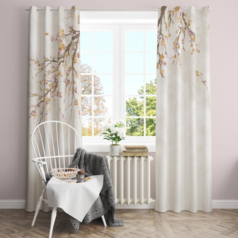 LEAVES CURTAIN READY TO USE