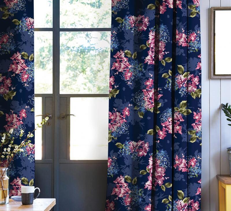 FLOWERS CURTAIN READY TO USE
