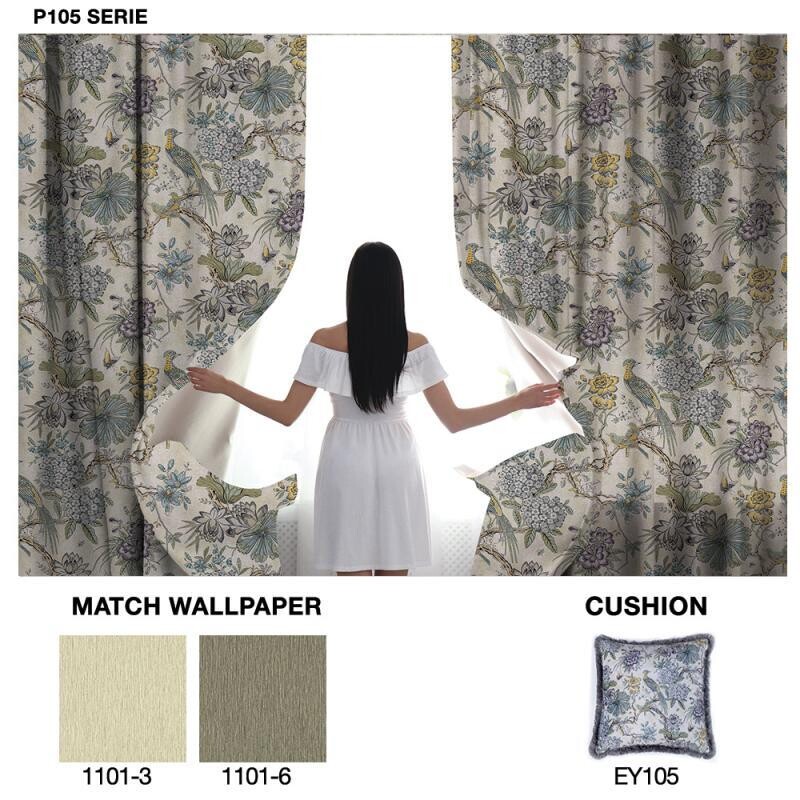 FLOWER CURTAIN READY TO USE