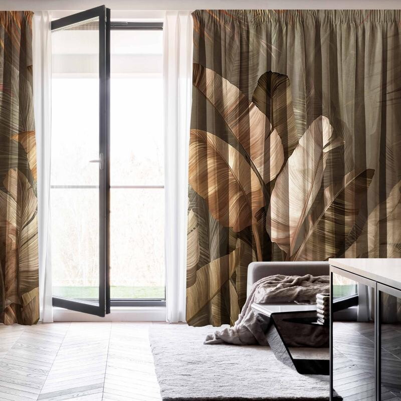 FEATHER CURTAIN READY TO USE