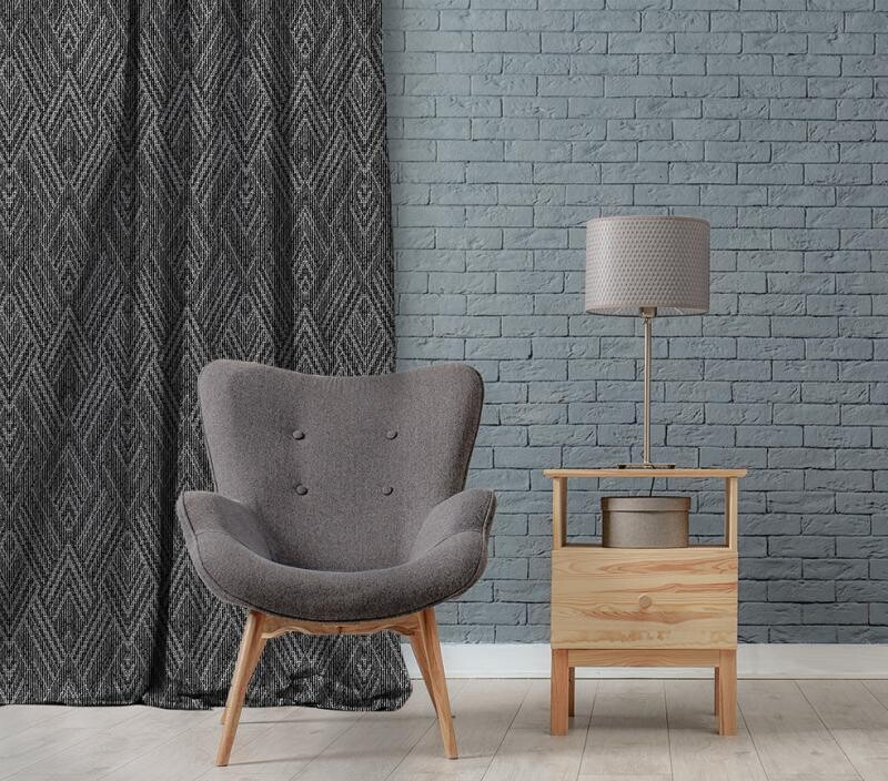 GEOMETRIC CURTAIN READY TO USE