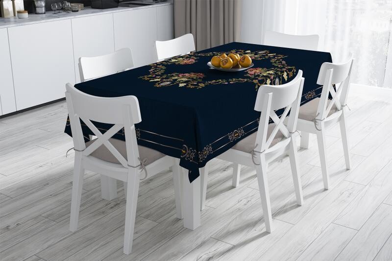 Dark Blue  Table Cloth