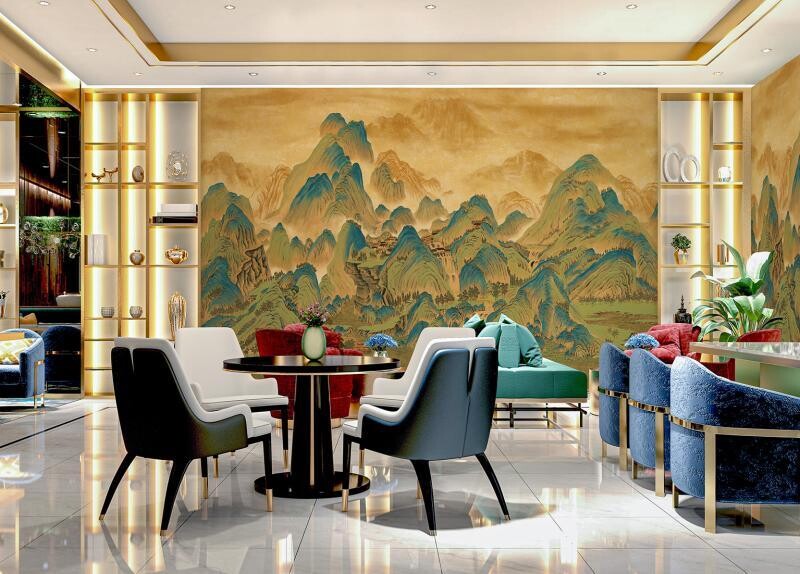 Mountains Design Mural Wallpaper