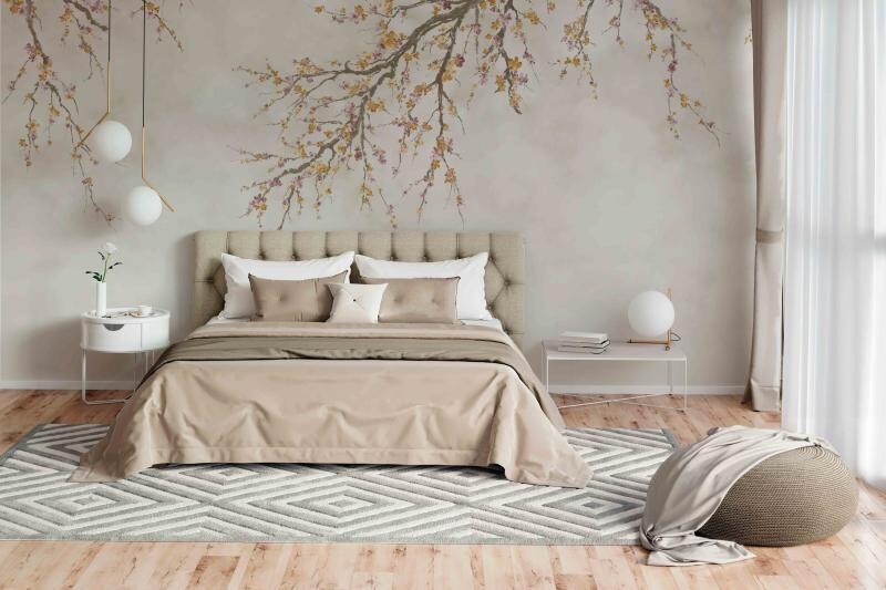 Flowers Pattern Mural Wallpaper