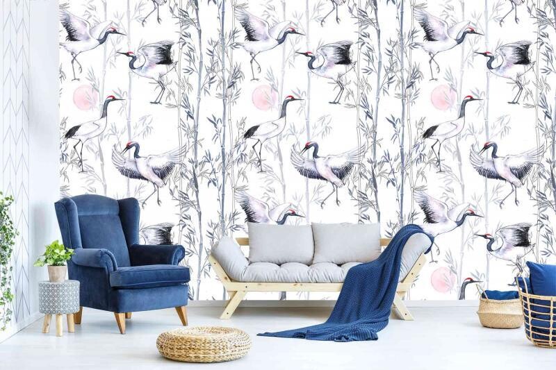 ANIMALS PATTERN MURAL WALLPAPER 4$/ SQ FT