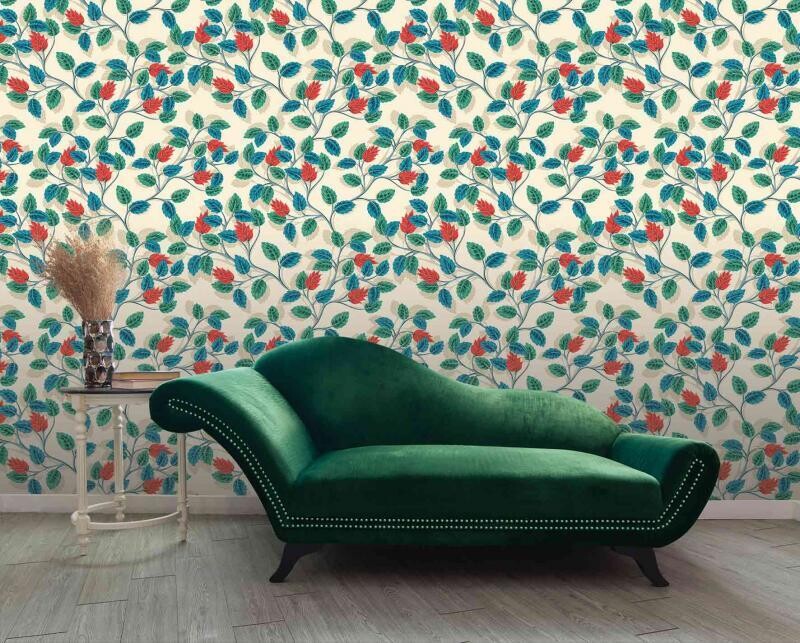 FLOWERS MURAL WALLPAPER 4$/ SQ FT