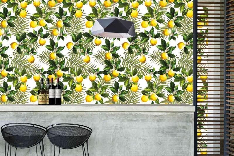 PALM LEAVES MURAL WALLPAPER 4$/ SQ FT
