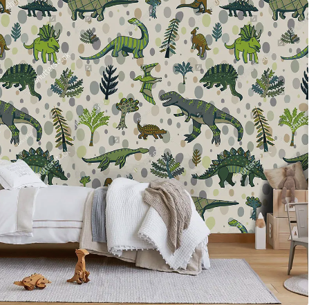 Dinosaur  kids custom murals