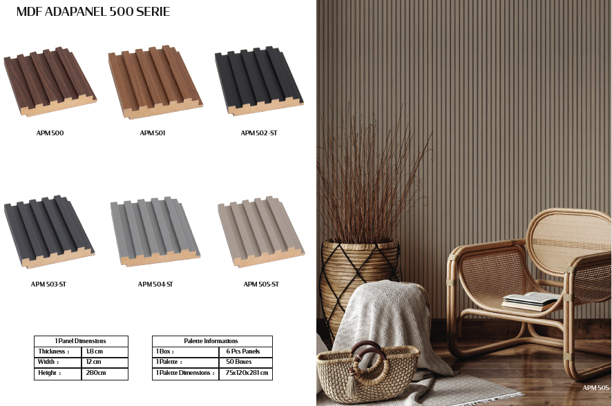 MDF Panel Embossed  Price is for 1 box=20 sq ft