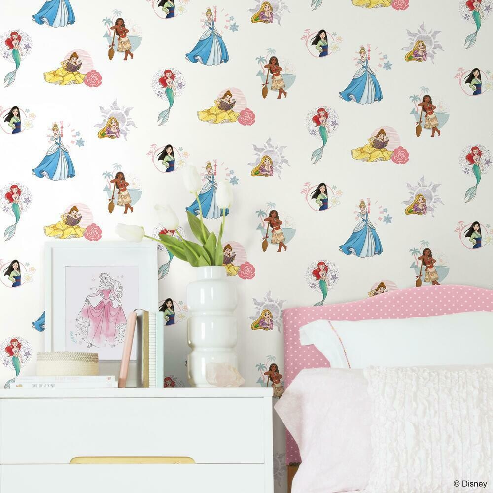 Disney Princess Power Peel and Stick Wallpaper