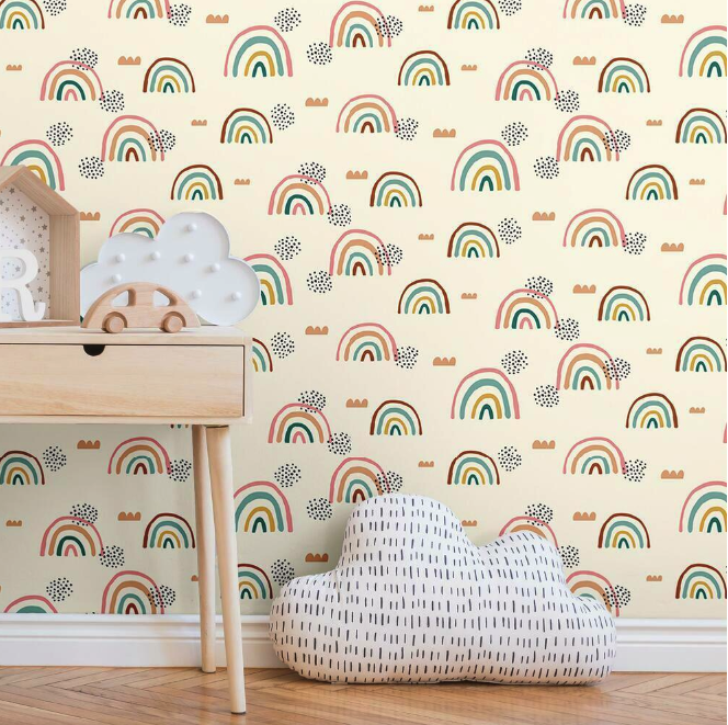 Rainbow&#39;s End Peel and Stick Wallpaper