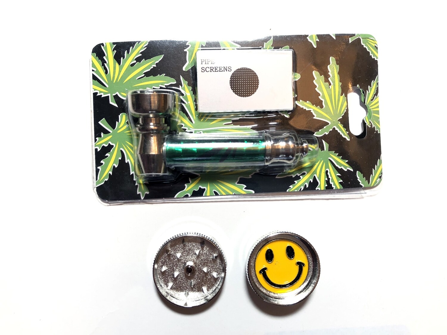 Kit de Grinder + Mini Pipa + Rejillas de Repuesto