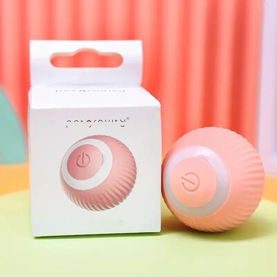 Smart Cat Toy Rolling Ball Rechargeable Pet Interactive Training Ball Self-Moving Fun
