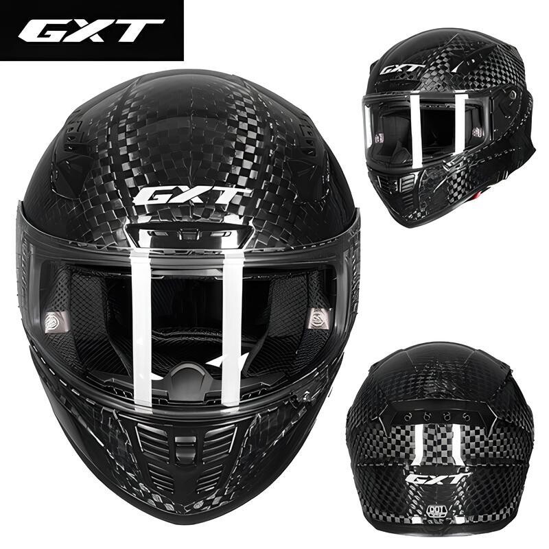 GXT Carbon Fiber Full Face Helmet.