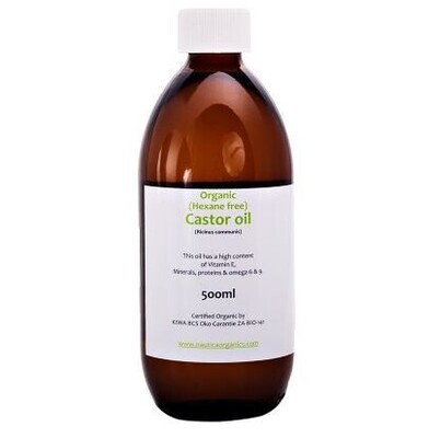 Nautica Organic Hexane free Castor Oil 500ml