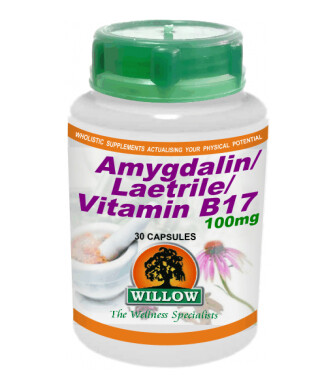 Willow  Amygdalin/Laetrile/Vitamin B17 100mg 30 cap
