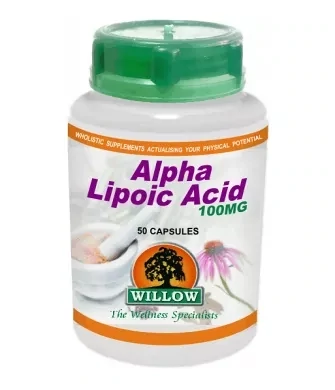 Willow Alpha Lipoic Acid 200mg 60&#39;s
