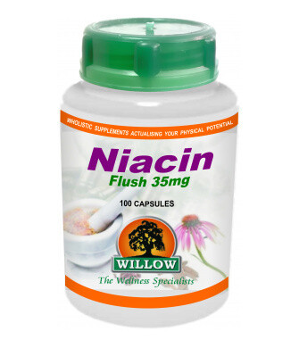 Willow Niacin Flush 35mg 100 cap