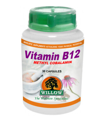 Willow Vitamin B12 - Methylcobalamin 30 cap